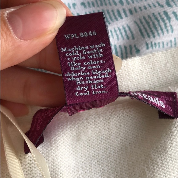 White Ruffled Cardigan - Picture 3 of 3